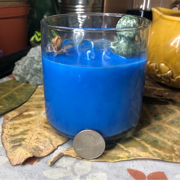 Handmade Soy Candle: Sage Mallard - Picture 4 of 4